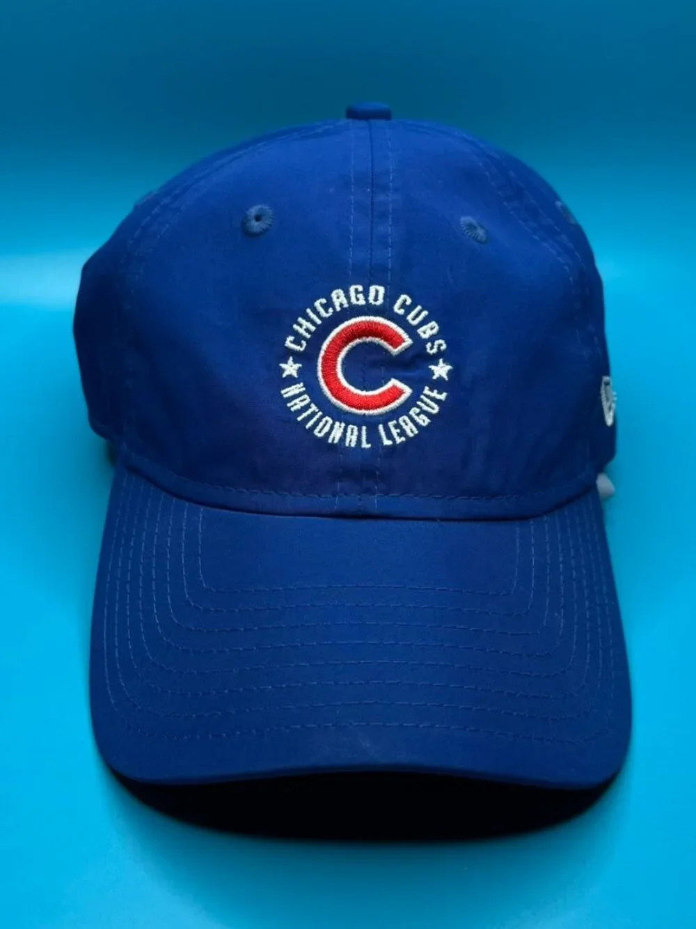 Chicago Cubs Women’s Blue Logo 9Twenty New Era Strapback Baseball Hat Cap MLB